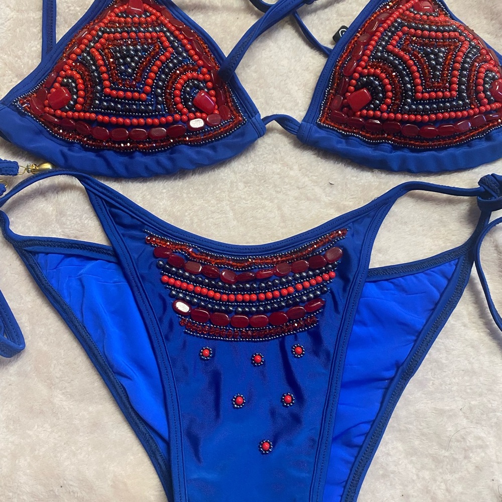 Blue Manish Vaid swimsuit/ bikini